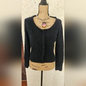 Angora Sweter Color Black Size Small. Very Warm.Dana Bachman.